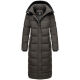 Navahoo Isalie Damen lange Winterjacke gesteppt Anthrazit-Gr.XS