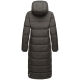 Navahoo Isalie Damen lange Winterjacke gesteppt Anthrazit-Gr.XS