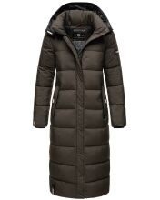 Navahoo Isalie Damen lange Winterjacke gesteppt...