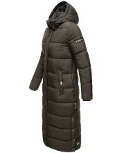 Navahoo Isalie ladies long winter jacket quilted Anthrazit-Gr.L