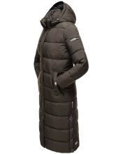 Navahoo Isalie ladies long winter jacket quilted Anthrazit-Gr.L