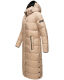 Navahoo Isalie ladies long winter jacket quilted Taupe-Gr.XS