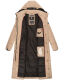 Navahoo Isalie Damen lange Winterjacke gesteppt Taupe-Gr.XS