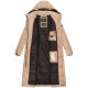 Navahoo Isalie ladies long winter jacket quilted Taupe-Gr.M