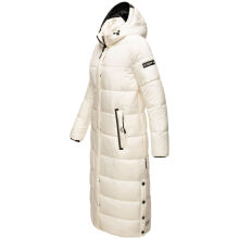 Navahoo Isalie Damen lange Winterjacke gesteppt Offwhite-Gr.XL
