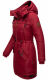 Marikoo Kamil Damen Parka Winterjacke mit Kapuze Bordeaux Größe XS - Gr. 34