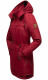 Marikoo Kamil Damen Parka Winterjacke mit Kapuze Bordeaux Größe XS - Gr. 34