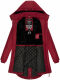 Marikoo Kamil Damen Parka Winterjacke mit Kapuze Bordeaux Größe XS - Gr. 34