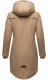 Marikoo Kamil Damen Parka Winterjacke mit Kapuze Taupe Größe XL - Gr. 42
