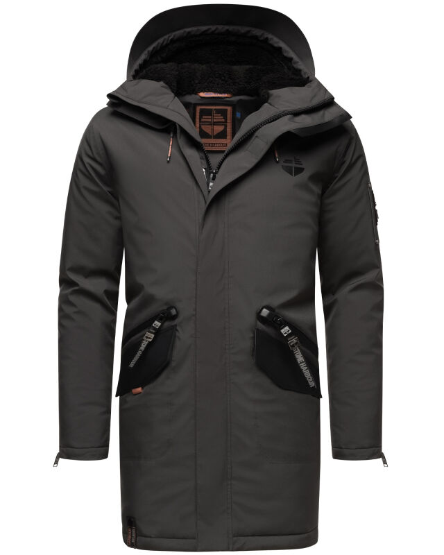 Stone Harbour Ragaan Herren Winterjacke Anthrazit