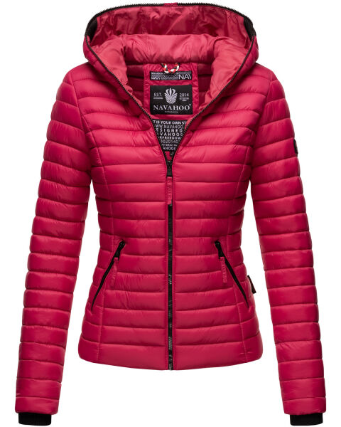 Navahoo Kimuk Damen Übergangs Steppjacke Fuchsia Größe XS - Gr. 34