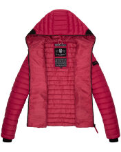Navahoo Kimuk Damen &Uuml;bergangs Steppjacke Fuchsia Gr&ouml;&szlig;e S - Gr. 36