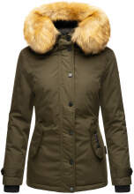 Navahoo Laura ladies winter jacket with faux fur  Größe XS - Gr. 34