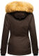 Navahoo Laura ladies winter jacket with faux fur  Größe M - Gr. 38