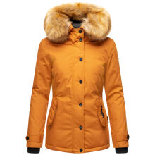 Navahoo Laura warme Damen Winterjacke mit Kapuze Cinnamon-Gr.XS