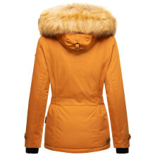 Navahoo Laura warme Damen Winterjacke mit Kapuze Cinnamon-Gr.XS