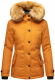 Navahoo Laura warme Damen Winterjacke mit Kapuze Cinnamon-Gr.M