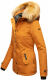 Navahoo Laura warme Damen Winterjacke mit Kapuze Cinnamon-Gr.M