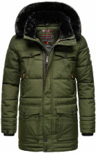 Navahoo Luaan Herren Winterjacke mit Kapuze Olive-Gr.S