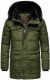 Navahoo Luaan Herren Winterjacke mit Kapuze Olive-Gr.S