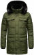 Navahoo Luaan Herren Winterjacke mit Kapuze Olive-Gr.S