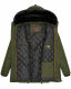 Navahoo Luaan Herren Winterjacke mit Kapuze Olive-Gr.S