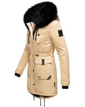 Navahoo Luluna Princess Damen Kunstfell Winterjacke Beige Gr&ouml;&szlig;e S - Gr. 36