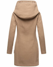 Marikoo Maikoo Damen Trenchcoat Wintermantel Taupe Grey Größe M - Gr. 38
