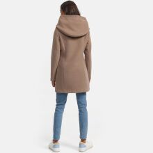 Marikoo Maikoo Damen Trenchcoat Wintermantel Taupe Grey Gr&ouml;&szlig;e XL - Gr. 42