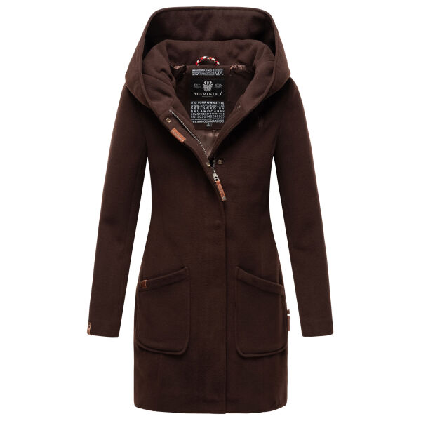 Marikoo Maikoo Damen Trenchcoat Wintermantel Choco Größe XS - Gr. 34