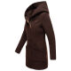 Marikoo Maikoo Damen Trenchcoat Wintermantel Choco Größe XS - Gr. 34