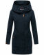 Marikoo Maikoo Damen Trenchcoat Wintermantel Dark Navy Größe M - Gr. 38