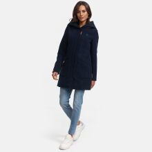 Marikoo Maikoo Damen Trenchcoat Wintermantel Dark Navy Gr&ouml;&szlig;e L - Gr. 40