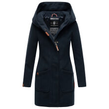 Marikoo Maikoo Damen Trenchcoat Wintermantel Dark Navy Gr&ouml;&szlig;e L - Gr. 40