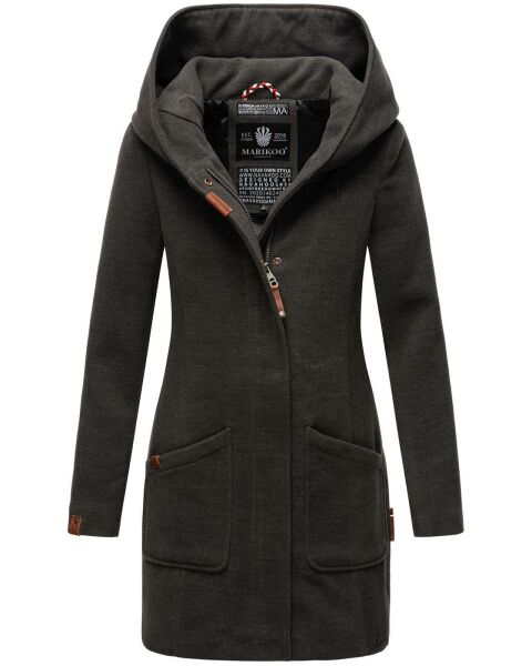 Marikoo Maikoo Ladies Jacket B819 Anthrazit Melange Größe XS - Gr. 34