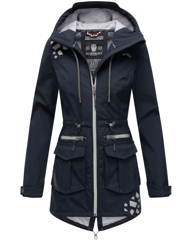 Marikoo Ulissaa Damen Softshell Jacke Navy-Gr.S