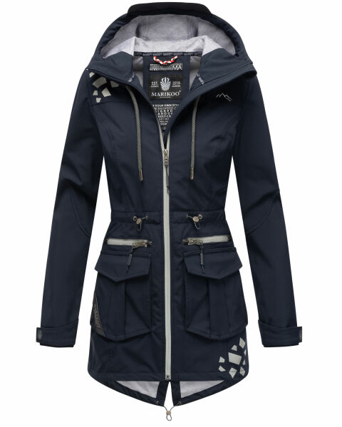 Marikoo Ulissaa Damen Softshell Jacke Navy-Gr.M