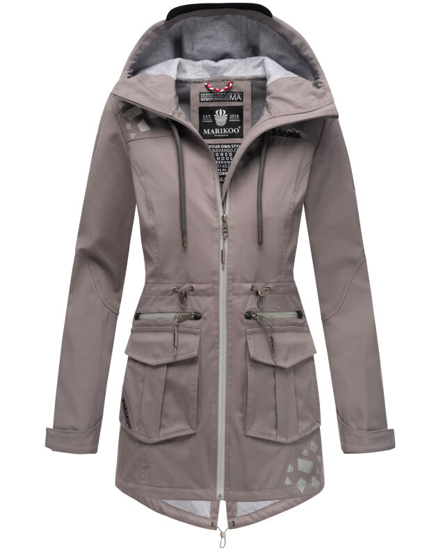 Marikoo Ulissaa Damen Softshell Jacke Grau-Gr.XS