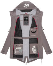 Marikoo Ulissaa Damen Softshell Jacke Grau-Gr.XS
