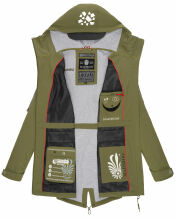 Marikoo Ulissaa Damen Softshell Jacke Olive-Gr.XS