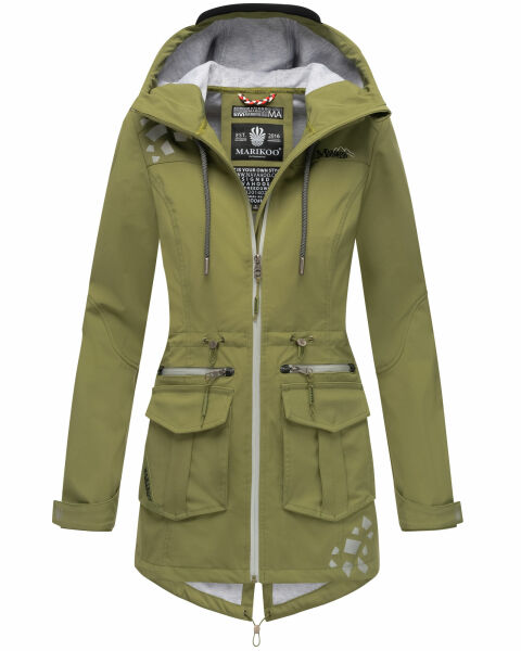Marikoo Ulissaa Damen Softshell Jacke Olive-Gr.S