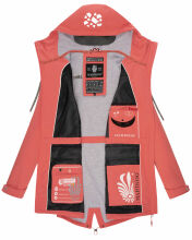 Marikoo Ulissaa Damen Softshell Jacke Rose-Coral-Gr.XS