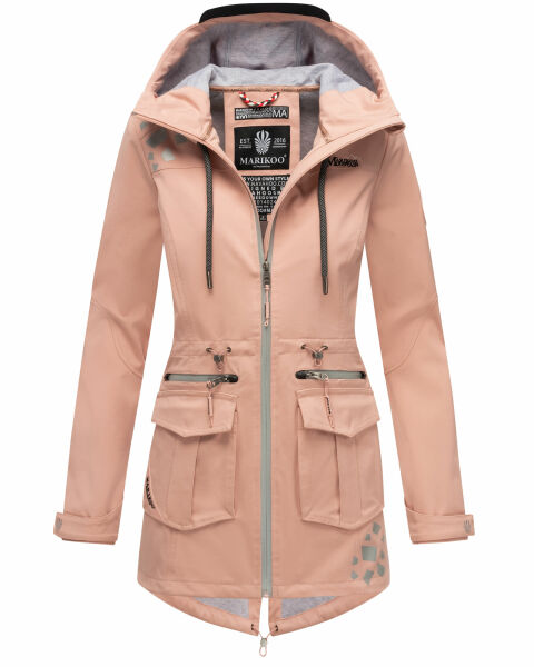 Marikoo Ulissaa Damen Softshell Jacke Rosa-Gr.XS