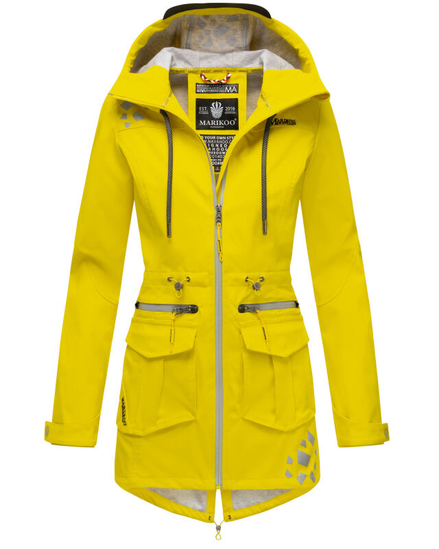 Marikoo Ulissaa Damen Softshell Jacke Gelb-Gr.M