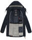 Navahoo Daliee Damen Winter Steppjacke B876 Navy Größe XS - Gr. 34