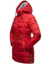 Navahoo Daliee Damen Winter Steppjacke B876 Rot Größe XS - Gr. 34