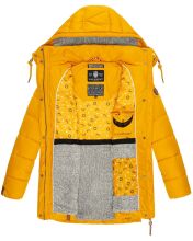 Navahoo Daliee Damen Winter Steppjacke B876 Gelb Größe XS - Gr. 34