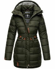 Navahoo Daliee Damen Winter Steppjacke B876 Olive Größe XS - Gr. 34