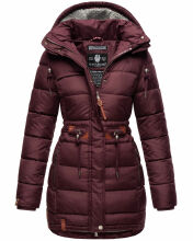 Navahoo Daliee Damen Winter Steppjacke B876 Weinrot...