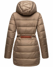 Navahoo Daliee Damen Winter Steppjacke B876 Taupe Gr&ouml;&szlig;e XS - Gr. 34